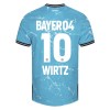 Maglia ufficiale Bayer 04 Leverkusen Florian Wirtz 10 Alternativa 2023-24 per Uomo